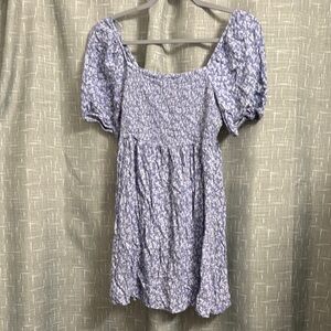 Primark Blue Floral Mini Dress